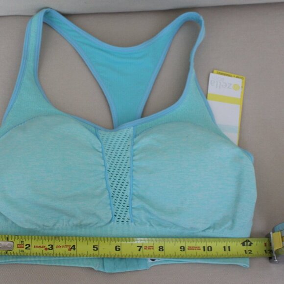 New w/Tags - Zella Body Large - “Spark” Racerback Sports Bra, Space Dye, Teal - Picture 7 of 12